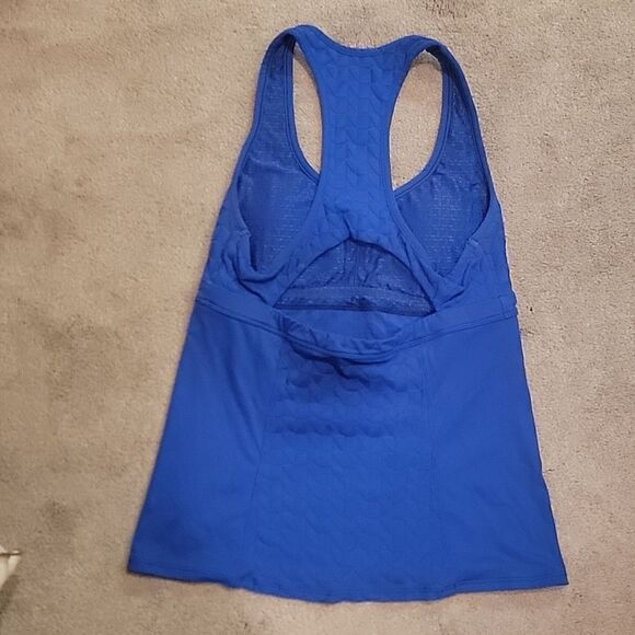 Trina Turk royal blue tank top sz med - Picture 8 of 8